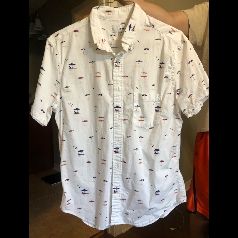 Men’s Short Sleeve Button Down